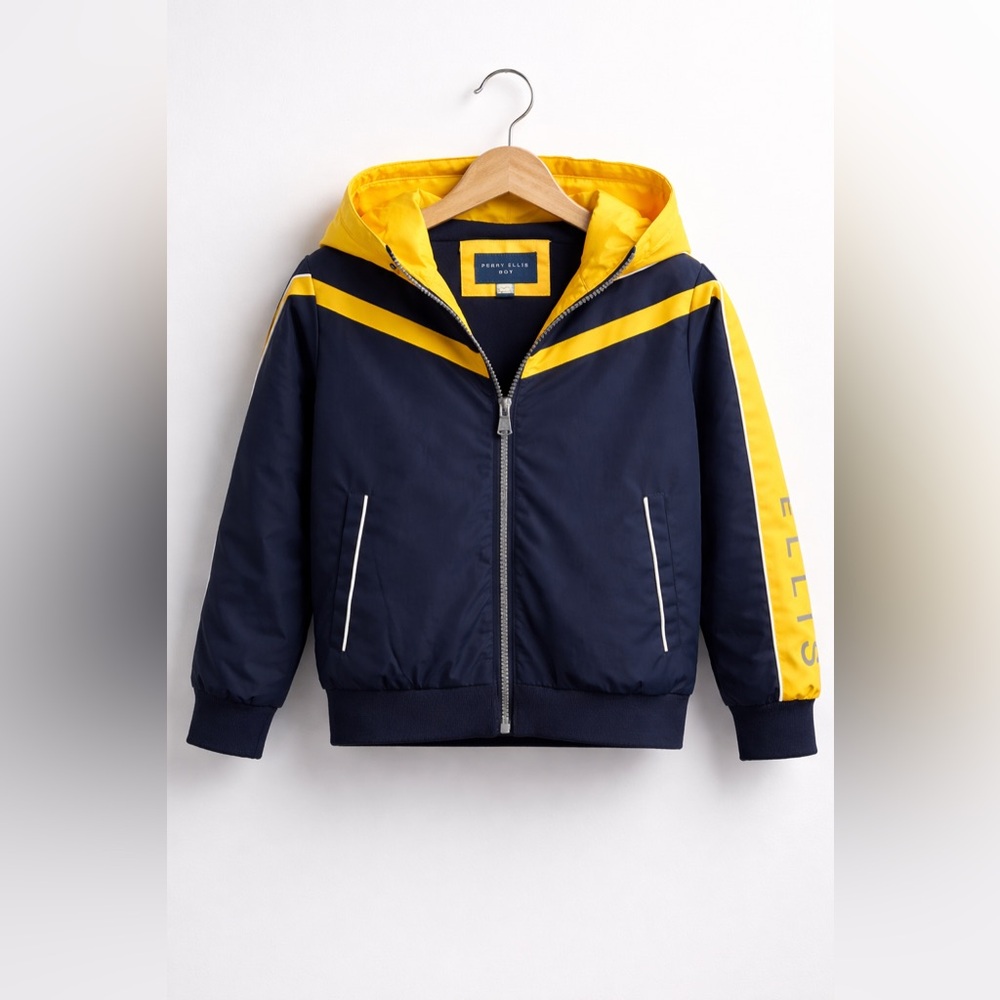 Perry Ellis Kids All season Raincoat Jacket, Fleece lined Coat